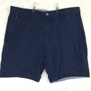 Five Four Mens Shorts Chino Modern Classic Navy‎ Casual Preppy Zip Stretch 36